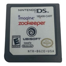 Imagine Zookeeper Nintendo DS Ubisoft 2009 Cartridge Only Tested