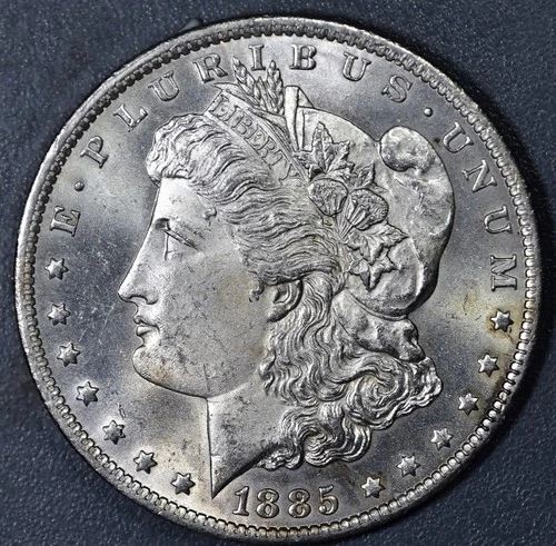 1885-O $1 MORGAN SILVER DOLLAR KM#110 Grade:  Gem BU A6123