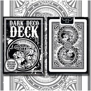 DARK DECO Bicycle Deck USPCC Playing Card limited edition blood goth magic trick