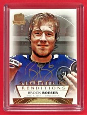 2017-18 The Cup Brock Boeser Signature Renditions Hat Trick #SR-BB Vancouver