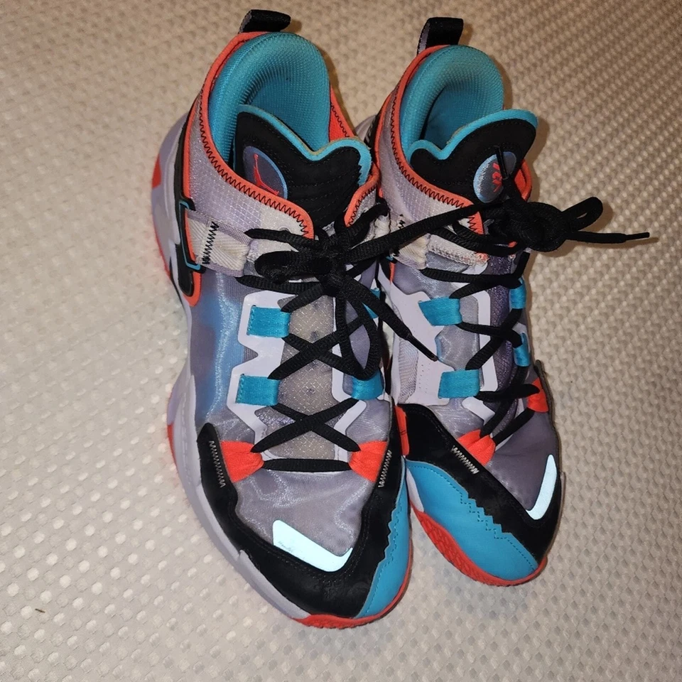 AIR JORDAN EUC MENS SIZE 12 WHY NOT Zer0.5 CHILDHOOD SPORT SNEAKERS - Image 2 of 4