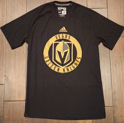 Adidas Las Vegas Golden Knights NHL Ultimate Tee T-Shirt Adult Small XS 