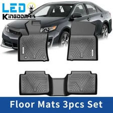 3D TPE Floor Mats Liners for 2018- 2024 Toyota Camry LE SE XLE Sedan All Weather
