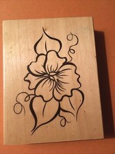 Floral Rubber Stamp By Anita  s