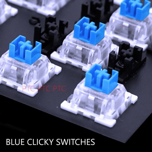 60% Compact Wired True Mechanical Gaming Keyboard 61 Keys RGB Backlit For PC PS4 - Picture 7 of 78
