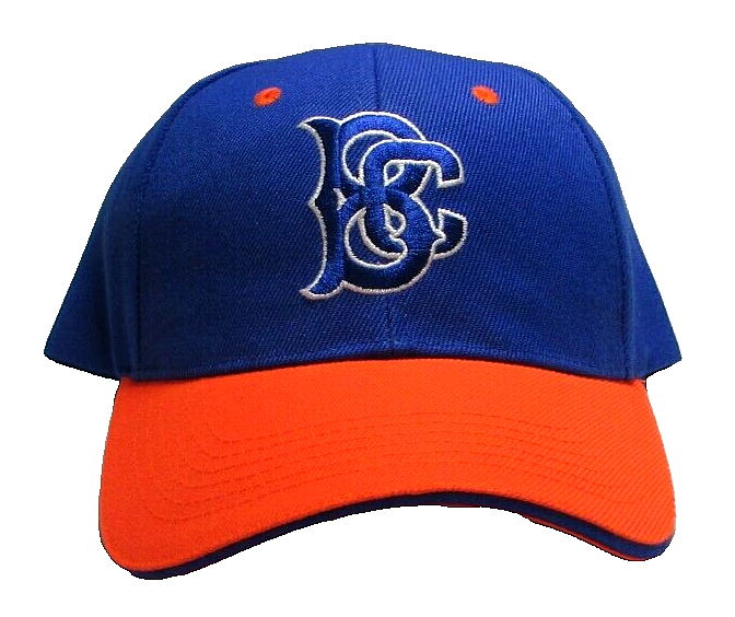 にゅんBlueBlue ミノー　キャップ　メジャー Brooklyn Cyclones Blue Day Glo Orange Baseball Hat Cap New York