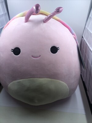 Squishmallow 12'' Silvina the Snail Rainbow Sealife KellyToy Plush Toy