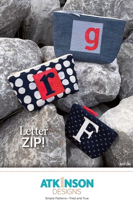Letter Zip Pattern by Atkinson Designs