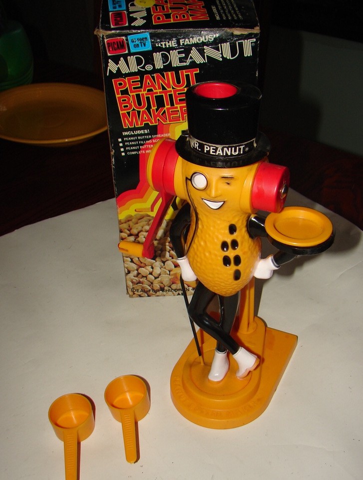 Vintage Mr Peanut figure peanut butter maker w box 1990's 424 | eBay