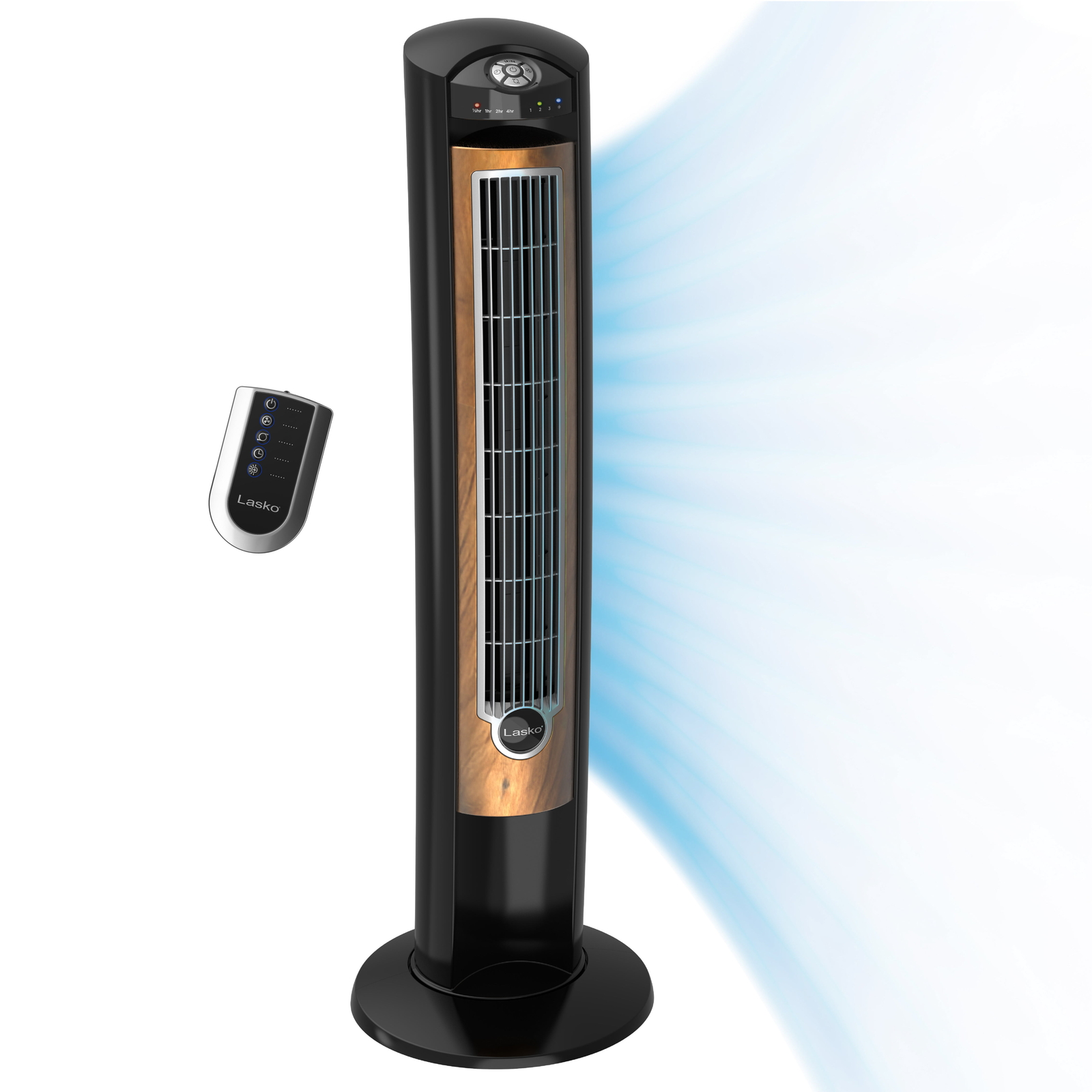 Lasko 42u0026#034; Wind Curve Tower Fan with Sleep Mode and Remote Control,  T42050 | eBay