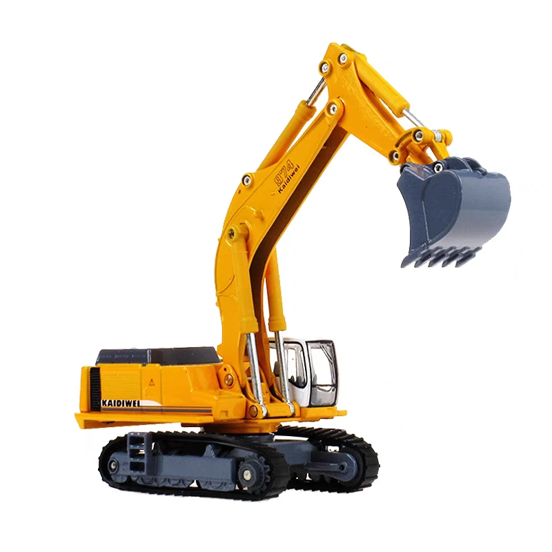 1:87 Excavator Crawler Construction Equipment Alloy Metal Diecast Model Truck - Image 2 of 4