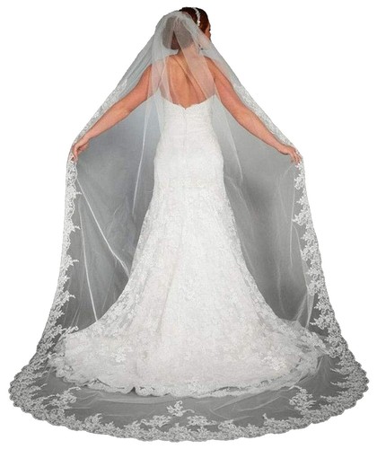 Vintage Bridal Lace Wedding Hat with Double Veil – Back 40 