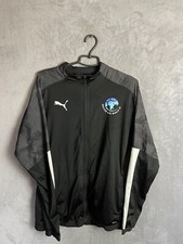 Soccer Aid World XI Training With Zipped Puma Black Polyester Mens Size L