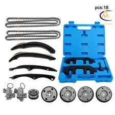 Timing Chain Cam Phaser Kit Tool Box For 17-20 Ford F150 Lincoln Navigator 3.5L