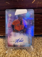 Pedro Leon 2021 Bowman Inception On-Card Autograph #/200 Astros (A46)