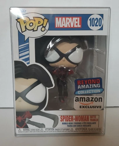 Marvel Spider-Woman 1020 (Mattie Franklin) Beyond Amazing Funko Pop + Protector 