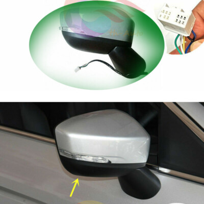 5-Pins Unpainted Right Rearview Mirror Assy For Mitsubishi Eclipse Cross 2017~20