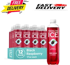 Sparkling Ice, Black Raspberry Sparkling Water, Zero Sugar Flavored Water,