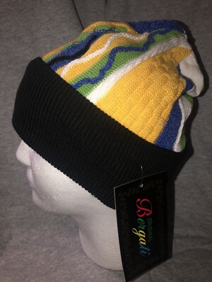 Bergati Hat New Old Stock Y2K Vintage Wear Coogi Cosby Sweater Design