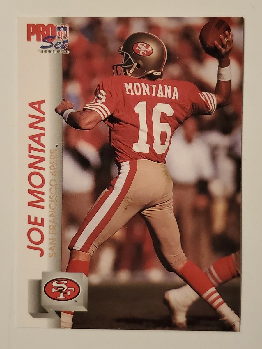 Authentic 1992 PRO SET Quarterback JOE MONTANA # 649 San Francisco