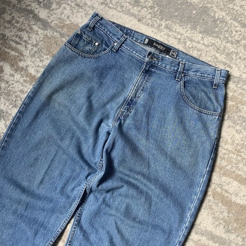 Vintage Levis Silvertab Baggy Stone Wash Blue Relaxed Loose Denim Jeans W38 L34 - Picture 4 of 12