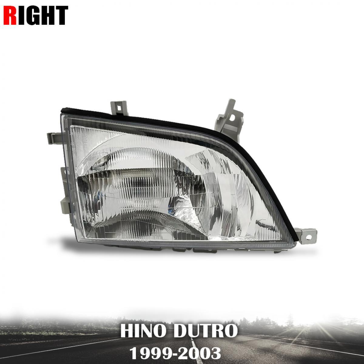 Head Lamp Front Light RH Right Clear Lens Fit Hino Dutro 1999-2003