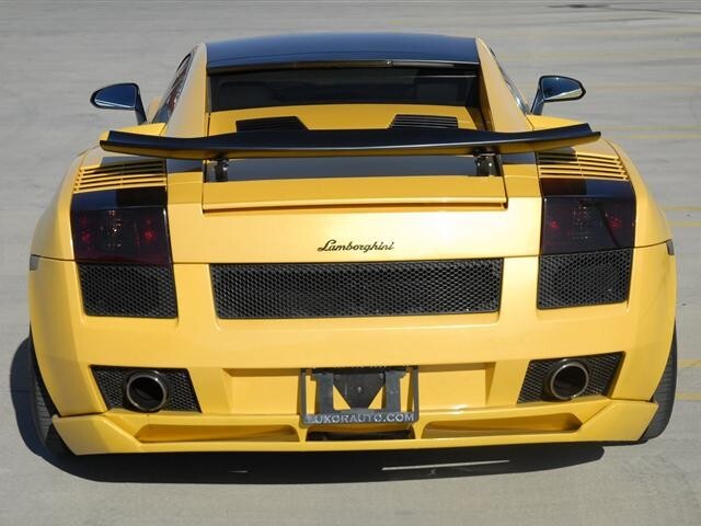 Rear Adjustable Spoiler Hamann Style For Lamborghini Gallardo 2004-2007