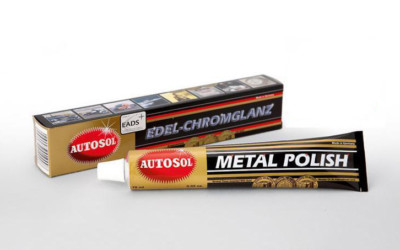 AUTOSOL SOLVOL CHROM ALUMINIUM METALL ROSTENTFERNER POLITUR REINIGER AUTOS UND FAHRRÄDER