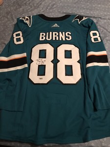 brent burns signed jersey