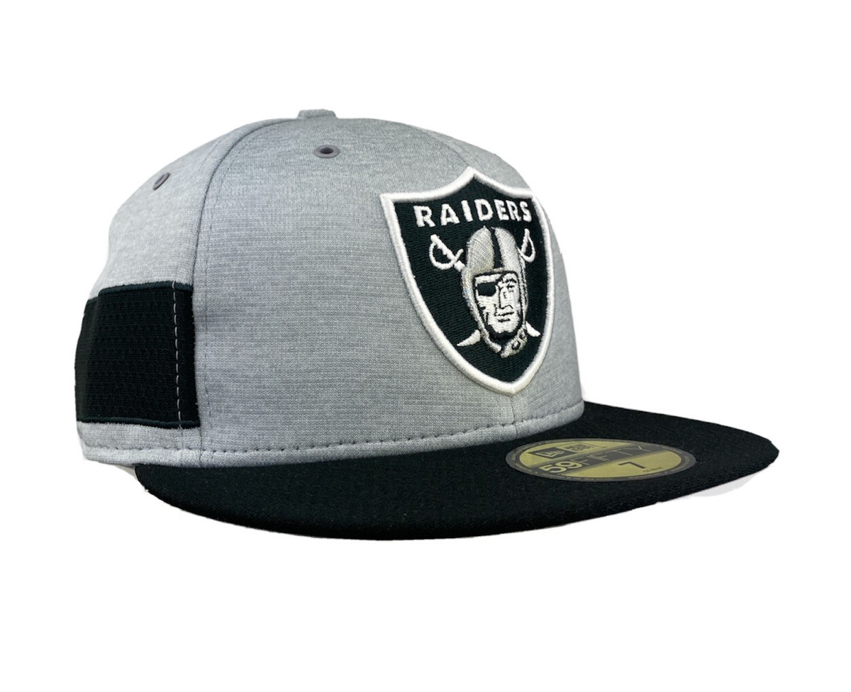 Las Vegas Raiders NFL New Era 59FIFTY Fitted hat cap Gray/Black