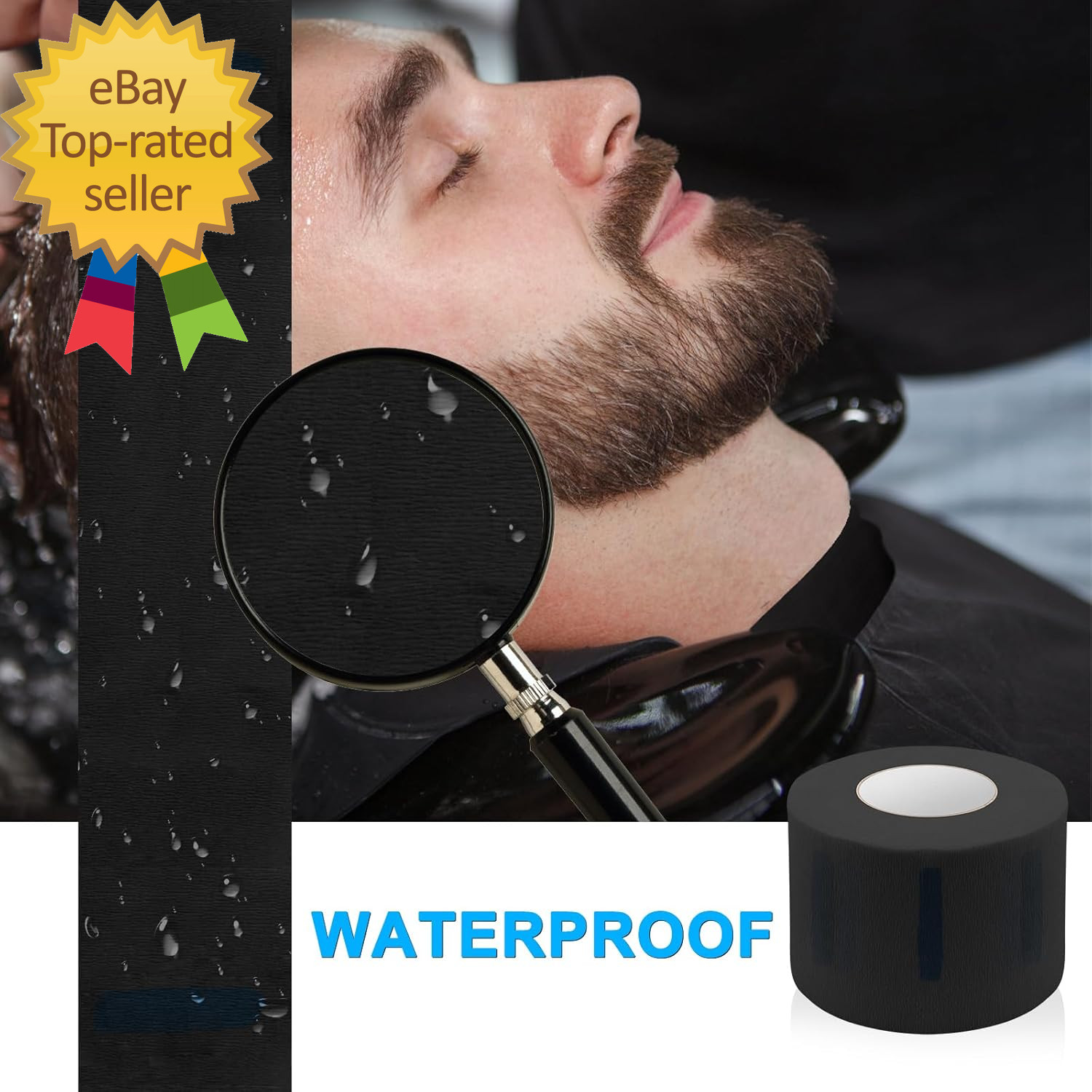 5 Rolls Disposable Barber Paper Neck Strips Barber Accessories Professional