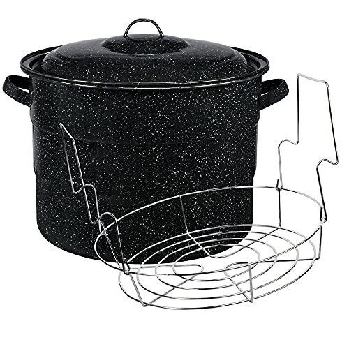 Granite Ware Enamel on Steel 21.5-Quart Water Bath  Assorted Colors , Sizes 