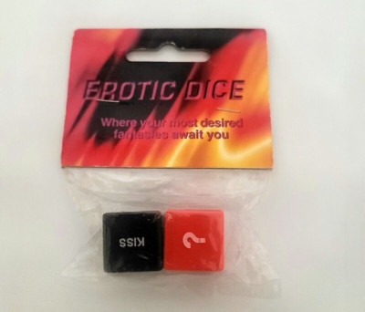 Erotic Dice - Fun Romantic Couples Foreplay - Red and Black