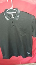 CLIFF KEEN SHORT SLEEVE SHIRT MENS SZ XXL 2XL Gerry Davis series black collared 