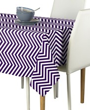 Purple Chevron Signature Tablecloths - Assorted Sizes