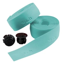 Deda Elementi LOGO PADDED FOAM Bicycle Handlebar Tape : BIANCHI CELESTE