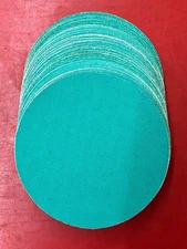 3M 01506 STIKIT GREEN D WT. PAPER PSA 50 DISCS 6" DIAMETER 80 GRIT GRADE 246U