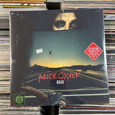 Alice Cooper - ROAD - NEW SEALED RED MARBLED VINYL 2 LP + DVD