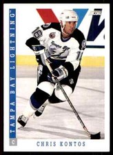 1993-94 Score Canadian Chris Kontos #113