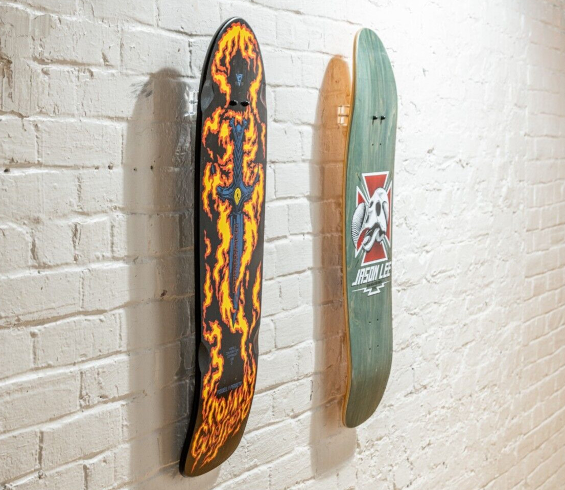Wall Mount, Supreme Skateboard Deck Hanger Vertical Holder R