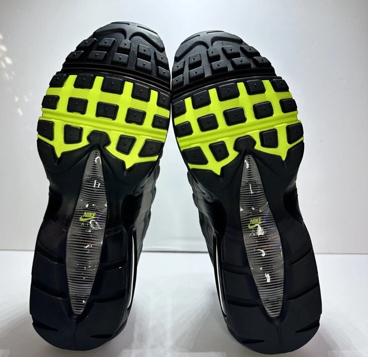 靴 NIKE Air Max 95 BLACK/GREEN SHOCK-BLACK Nike Air Max 95 OG Black Green Shock Mens Lifestyle Shoes