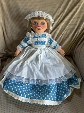 Hand Made and Hand Painted Rag Cloth Doll by Flora