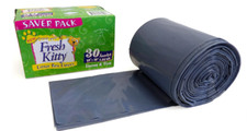 30 Count Fresh Kitty Litter Box Liners Super Thick, Durable, Easy Clean up Jumbo