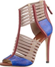 Brian Atwood 6.5 Langden Stretch Cage Gladiator Heels