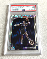 2019 Panini Hoops Premium RC Flash Prizm #258 Zion Williamson PSA 9 MINT