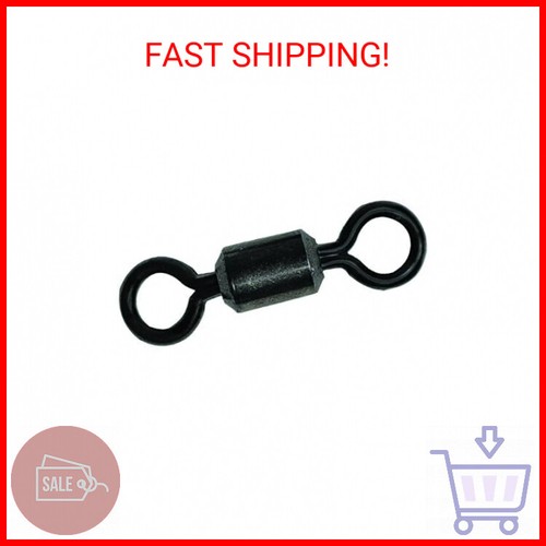 Owner 5081-051 Micro Hyper Barrel Swivel 100% Stainless, Size 5 (10-Pack)