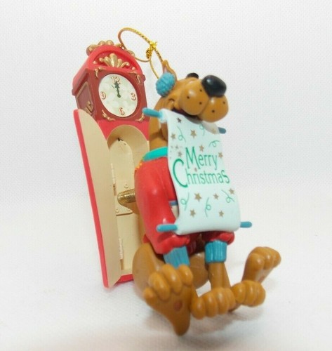 Vintage Scooby Doo Clock Spring Christmas Ornament Hanna Barbera 2000 Hallmark - Picture 9 of 11