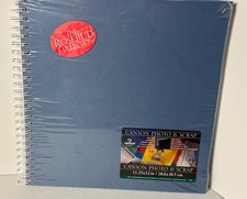 Canson Photo  Scrap 40 Pages Spiral Book 12  x12  Blue Rosebud Collection New