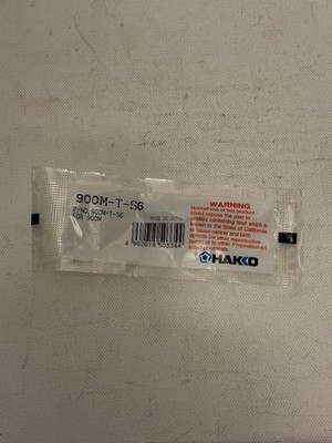 New - HAKKO 900M-T-S6 Tip  For 936-12 FX888-23BY FX888D-23BY FX888-29BY