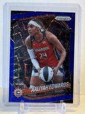 AALIYAH EDWARDS 2025 Panini Prizm WNBA BLUE VELOCITY #94 Connecticut Sun